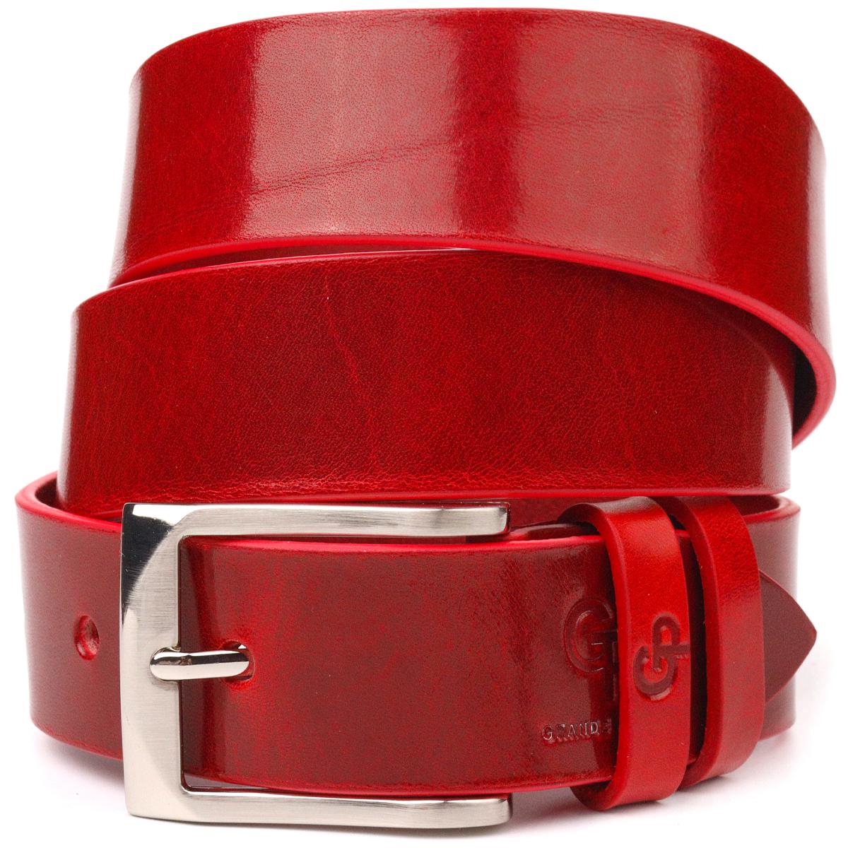 Ремень женский кожаный GRANDE PELLE Leather Belt 21454 Красный (55243) Ремень женский кожаный GRANDE PELLE Leather Belt 21454 Красный (55243)