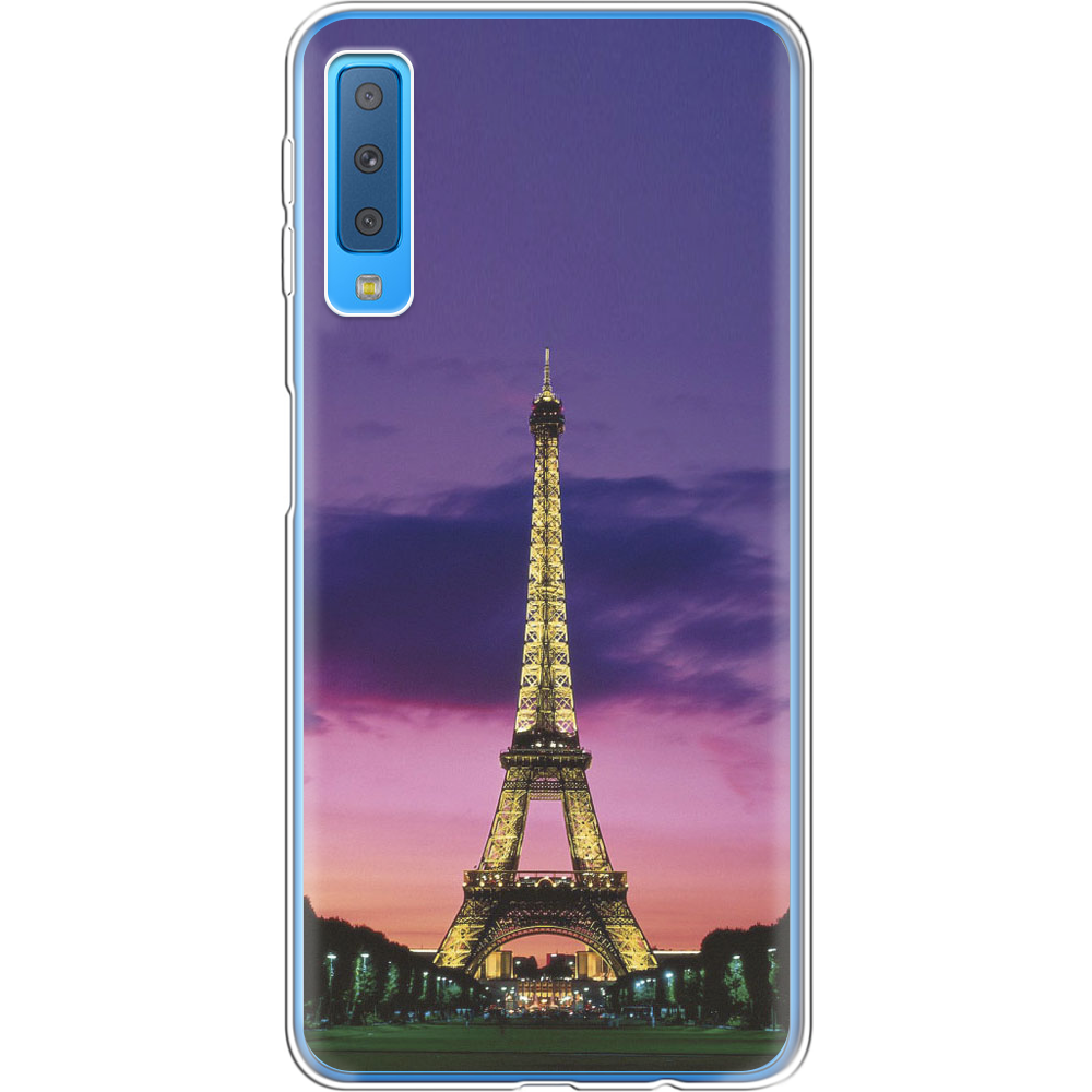 Чохол Boxface Samsung A750 Galaxy A7 2018 Опівночі в Парижі Прозорий силікон (35481-up964-35481)