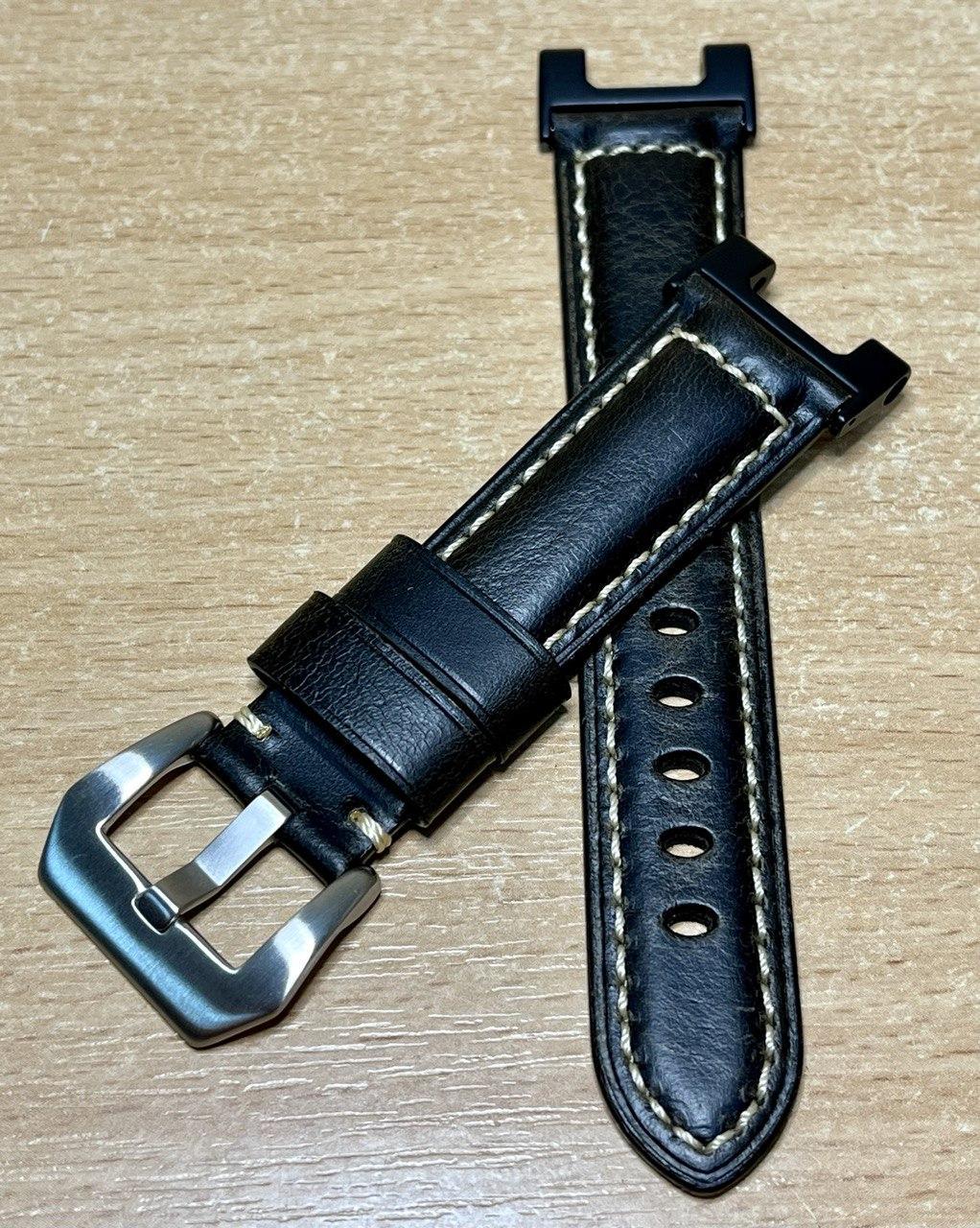 Ремешок кожаный Primolux F001 Steel buckle для часов Xiaomi Amazfit T-Rex A1918/T-Rex Pro A2013 Black Ремешок кожаный Primolux F001 Steel buckle для часов Xiaomi Amazfit T-Rex A1918/T-Rex Pro A2013 Black