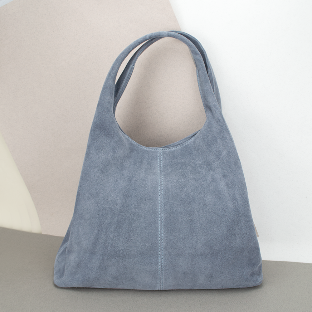 Сумка-шопер жіноча замшева Virginia Conti 03790 Джинсовий (2385341317) - фото 1 Сумка-шопер жіноча замшева Virginia Conti 03790 Джинсовий (2385341317) - фото 1