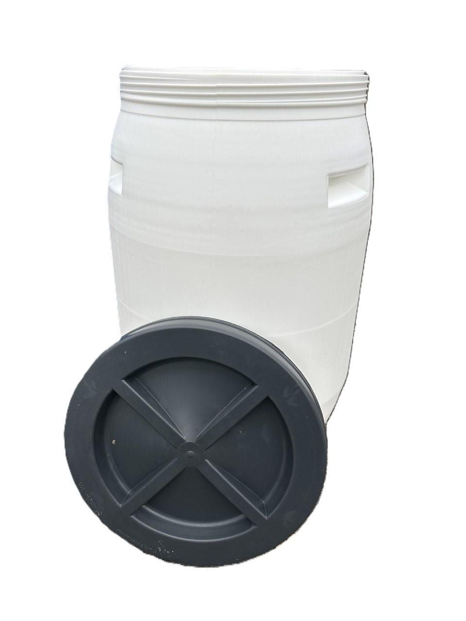 Бочка круглая Консенсус 125 л Белый (№ 000000079)