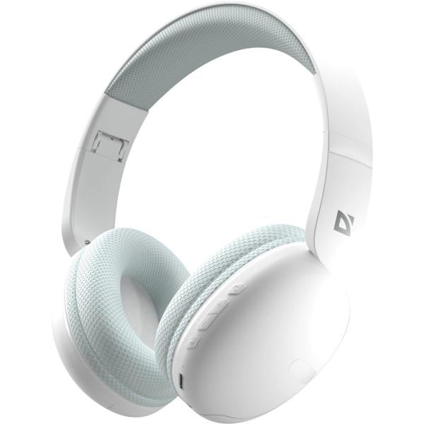 Навушники Defender FreeMotion B480 Bluetooth 3,5 мм/USB-C із мікрофоном White (63481)