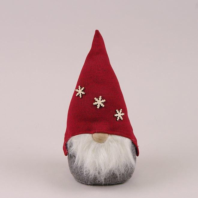 Фигурка мягкая новогодняя Flora Гном 30 см (44477)