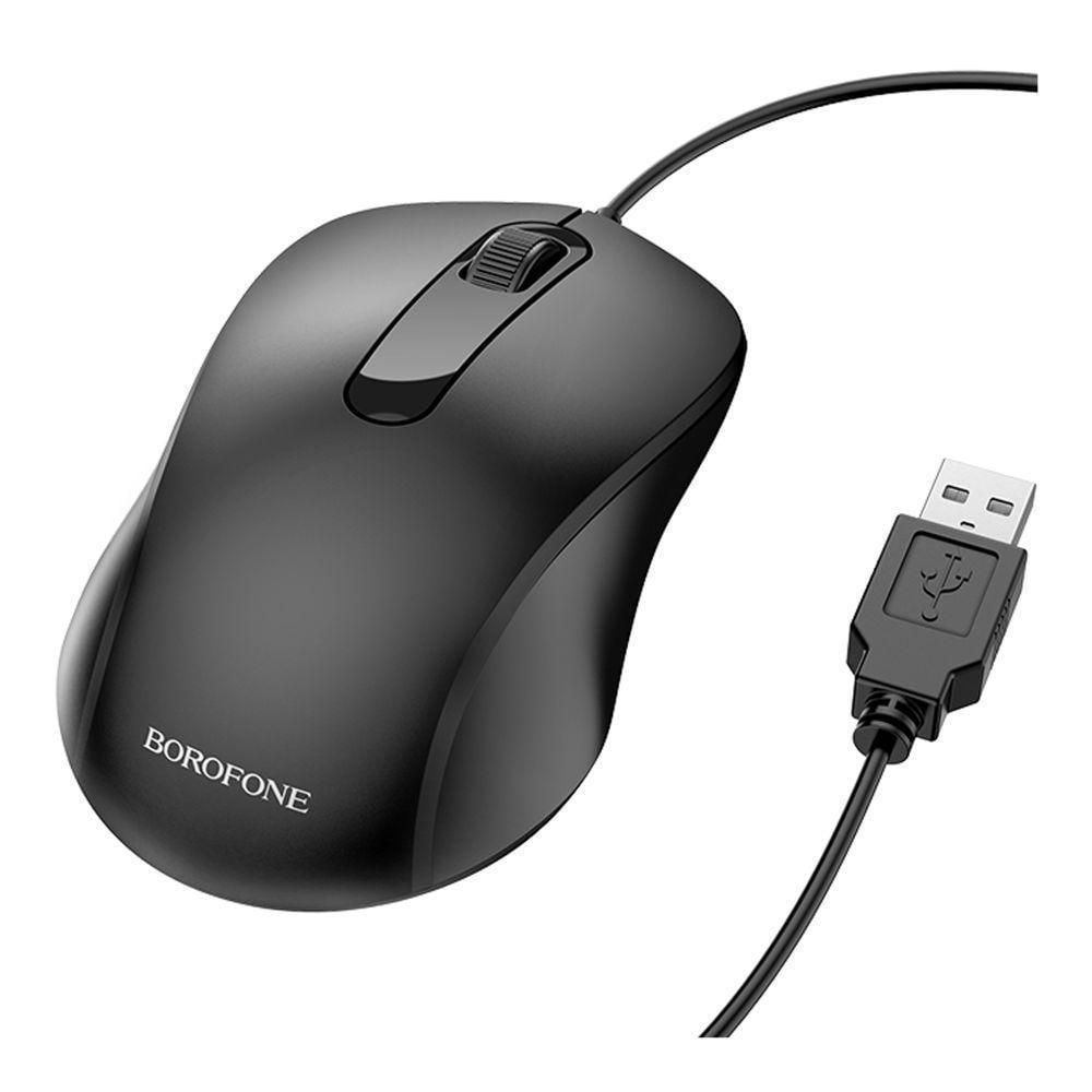 Компьютерная мышка Borofone BG4 USB Черный (3001623994) - фото 3 Компьютерная мышка Borofone BG4 USB Черный (3001623994) - фото 3