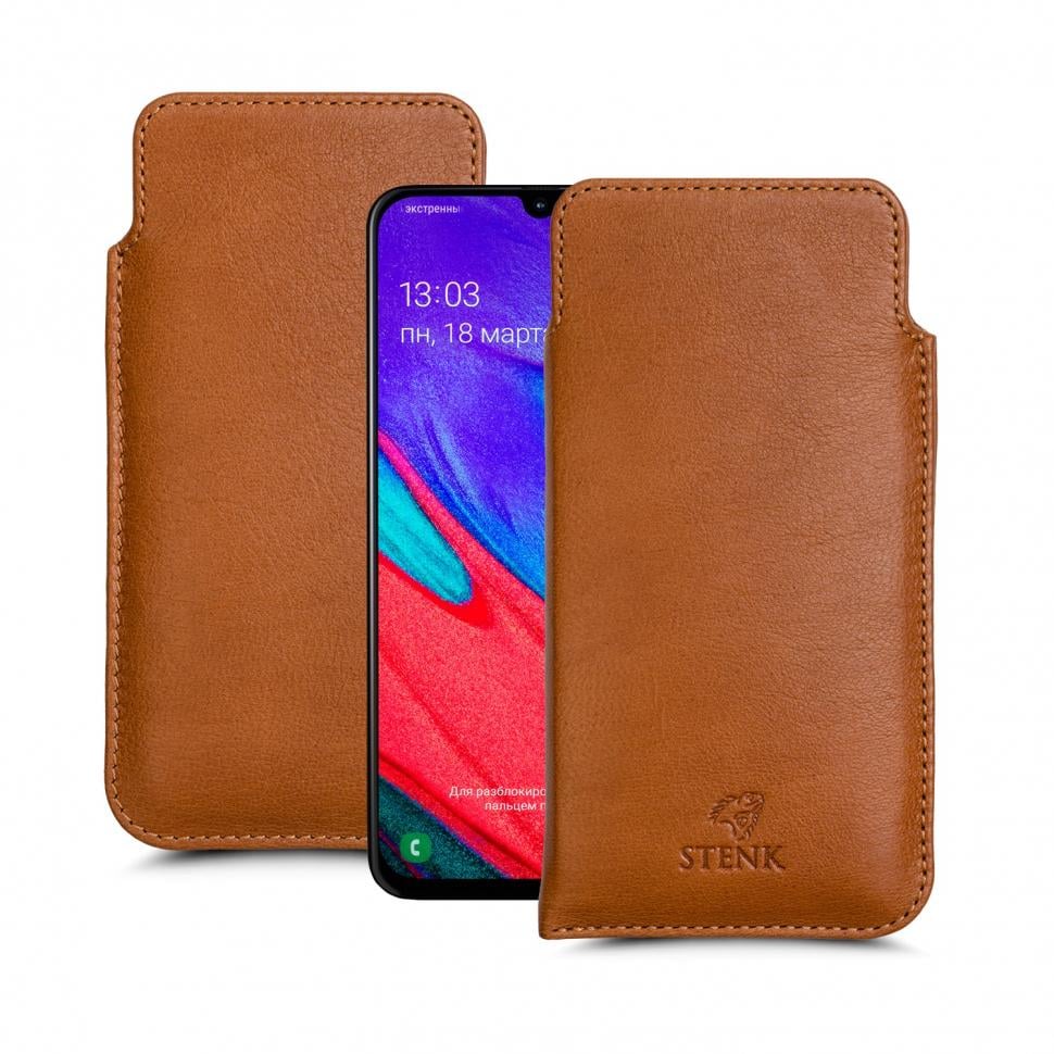 Футляр Stenk Elegance для Samsung Galaxy A40 Camel (63448)