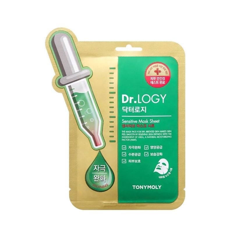 Маска для чувствительной кожи лица Tony Moly Dr.Logy Sensitive Mask Sheet тканевая 23 мл (8806194008813)