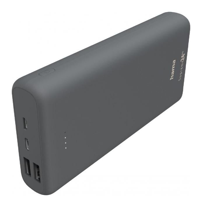 Повербанк УМБ Hama Supreme 2USB 24000 мАч Черный