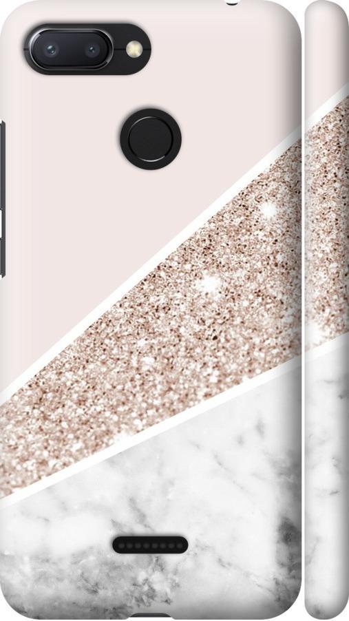 Чехол на Xiaomi Redmi 6 Пастельный мрамор (4342m-1521-42517)