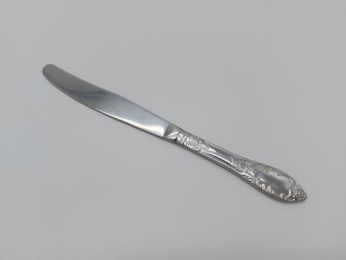 Ніж столовий Мельхіор нержавіюча сталь 21 см 6 шт. (00072)