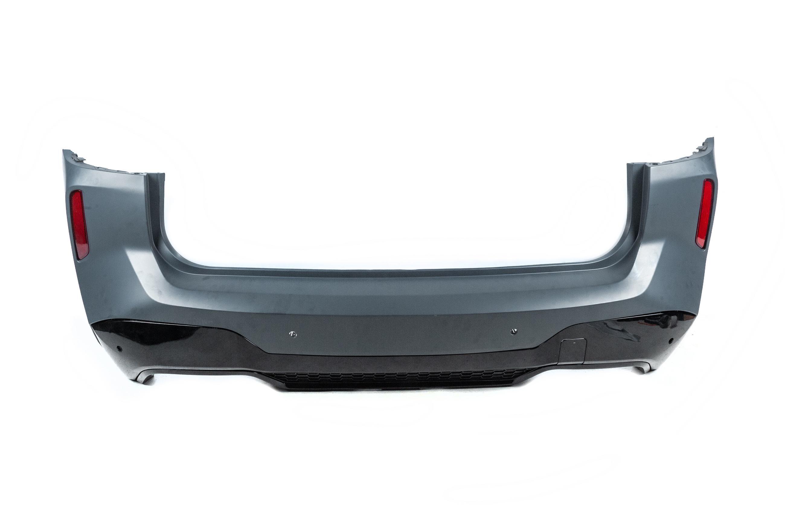 Бампер задний с диффузором в стиле GBT X3M F97 2022-2024 для BMW X3 G01 2018- гг. ABS-пластик (150980)