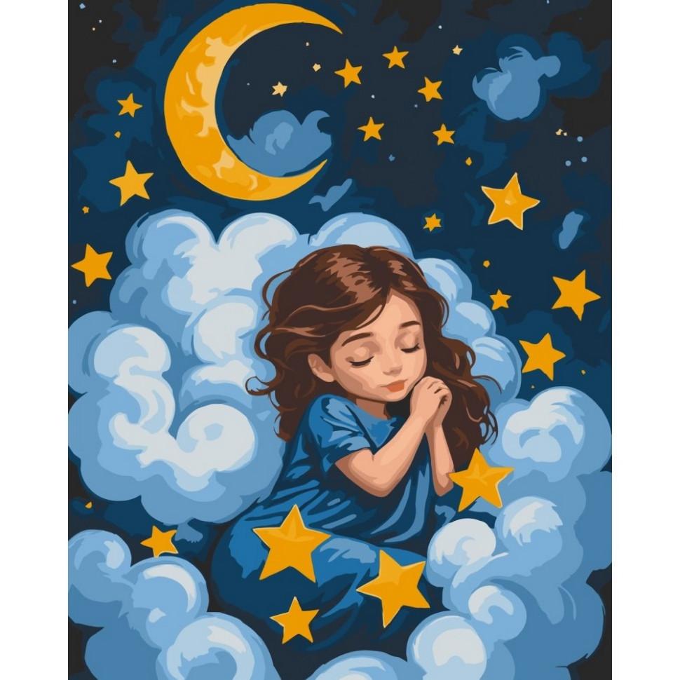 Картина по номерам ART CRAFT Спящий ангелочек 40x50 см (15589-AC)