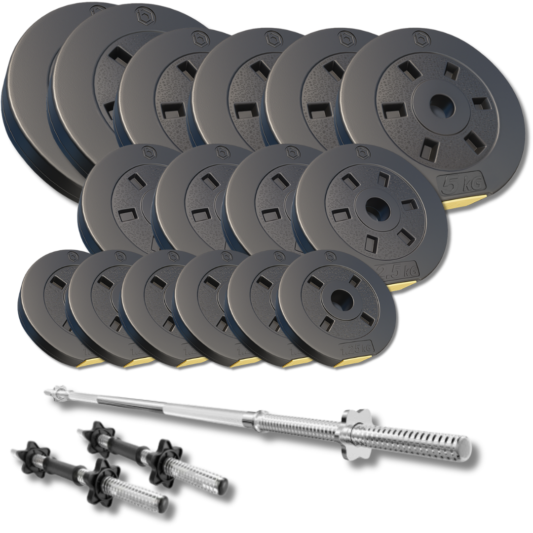 Набор со штангой и гантелями Besport PowerPro 68 кг гриф 167 см (5203)