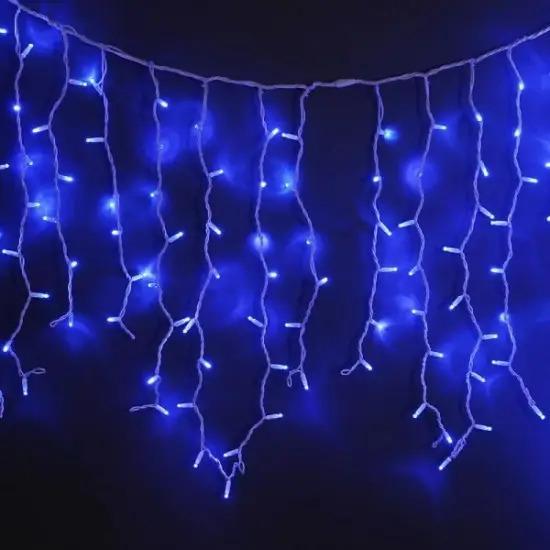 Гирлянда штора UKC RD-066 100 LED 2,2x0,6 м Синий (3-5-15190)