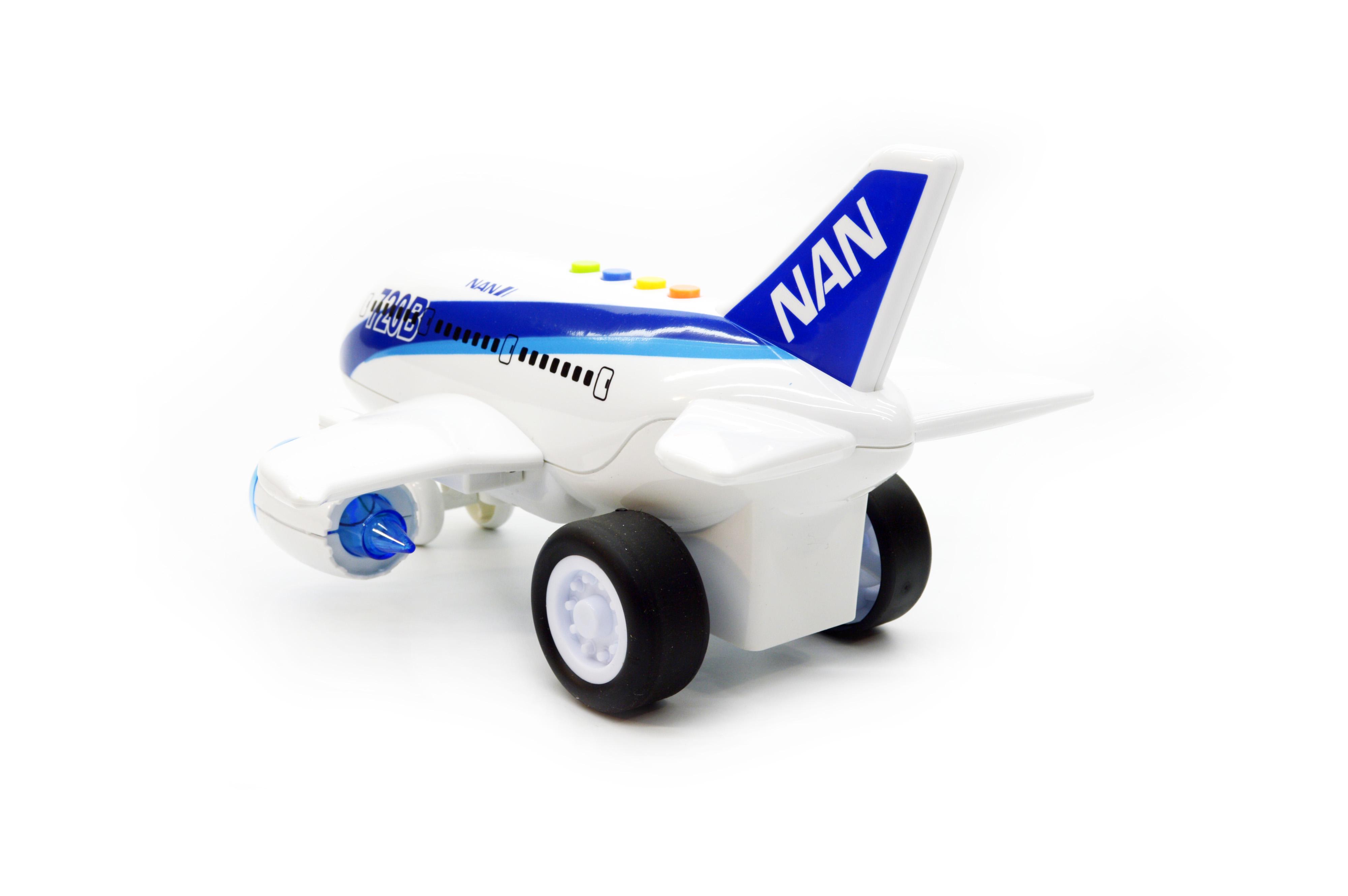 Игрушка самолет пассажирский свет звук инерция (WY720B) - фото 3 Игрушка самолет пассажирский свет звук инерция (WY720B) - фото 3