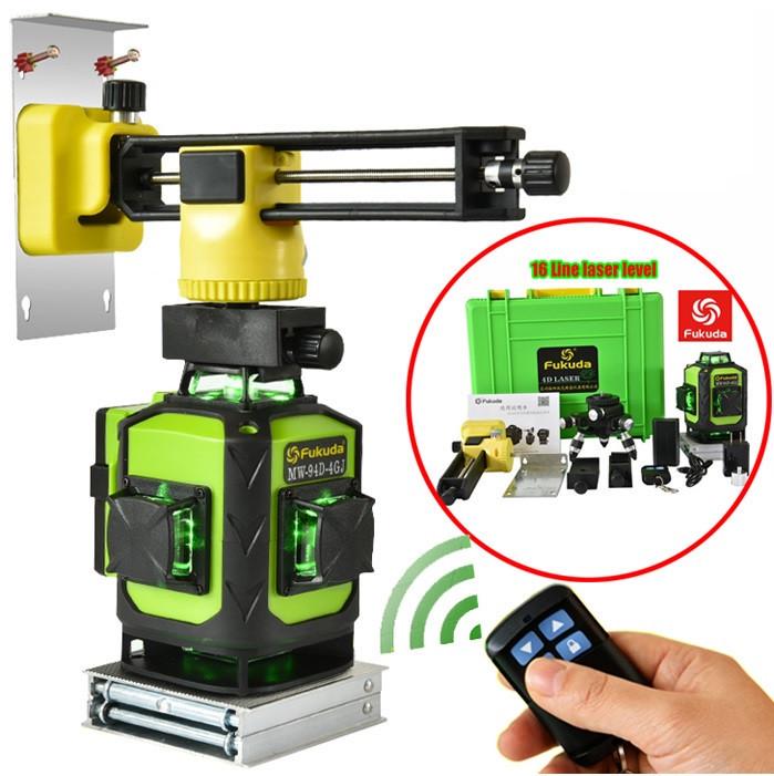 Лазерний рівень Fukuda 4GX діоди osram та штатив 2 м (MW94D) - фото 3