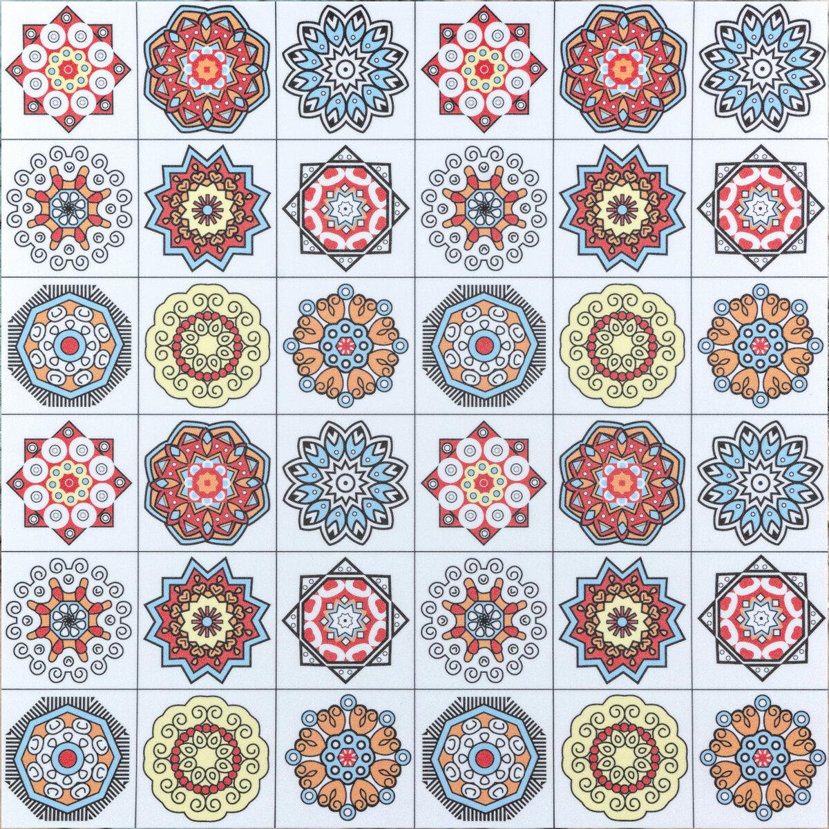 Плитка вінілова СВП-204 самоклейна 600x600x1,5 мм (3DPanda-0511)