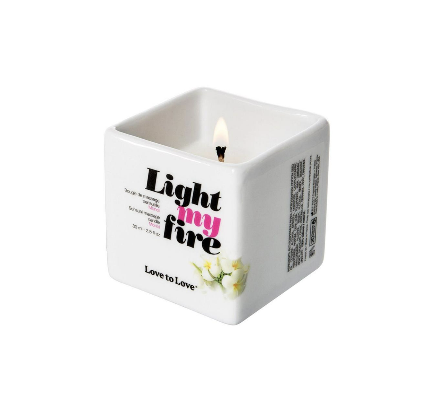 Массажная свеча Love To Love LIGHT MY FIRE Monoi 80 мл (SO1395) Массажная свеча Love To Love LIGHT MY FIRE Monoi 80 мл (SO1395)