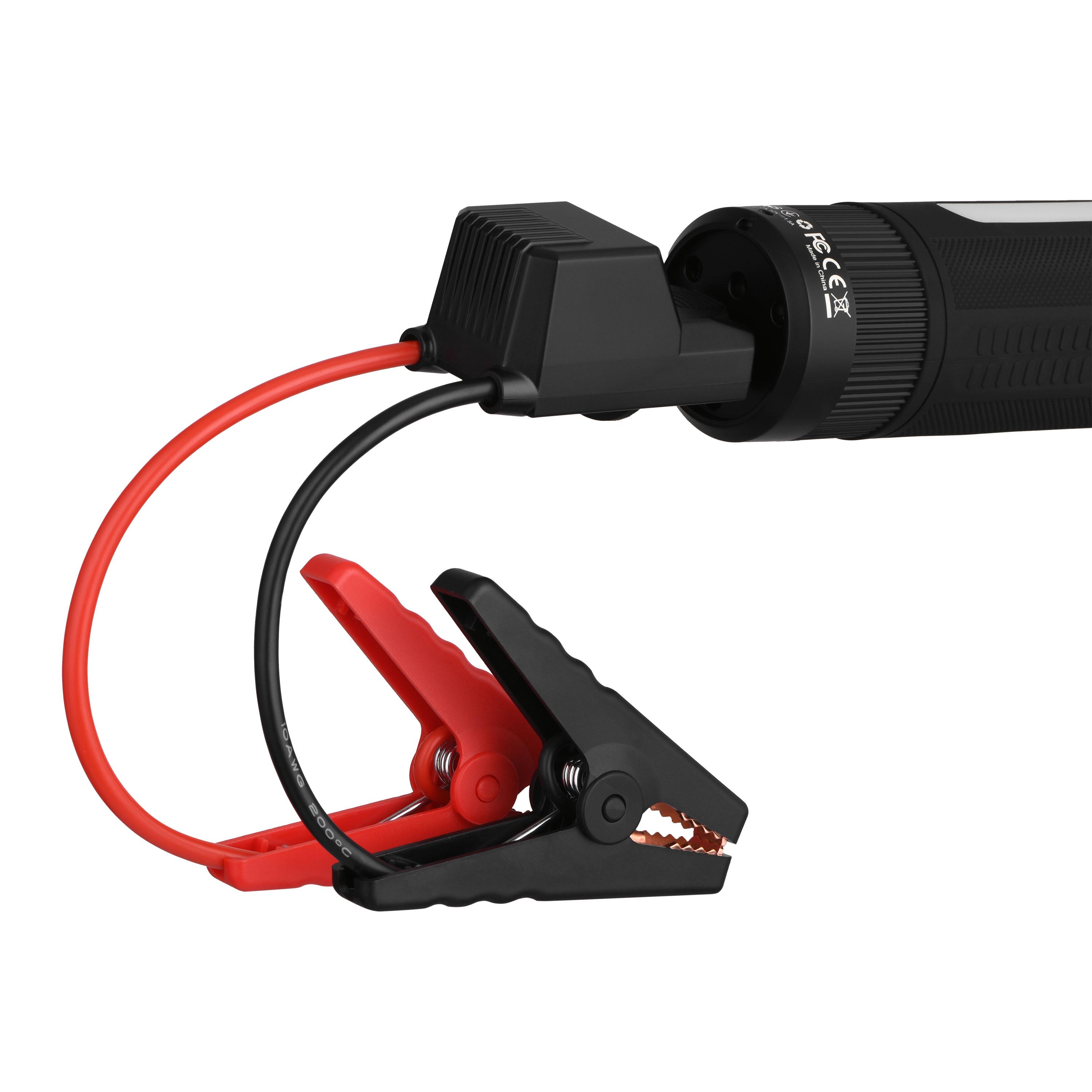 Пусковое устройство 2E Beam 300А стартовый ток 1000А пиковый с фонарем 8000 мАч (628644) - фото 6 Пусковое устройство 2E Beam 300А стартовый ток 1000А пиковый с фонарем 8000 мАч (628644) - фото 6