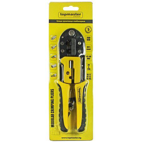 Знімач ізоляції з обтисканням клем Topmaster 200 мм (211901) - фото 4 Знімач ізоляції з обтисканням клем Topmaster 200 мм (211901) - фото 4