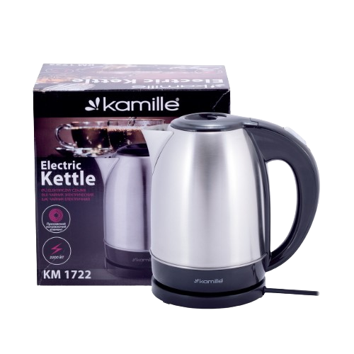Електрочайник Kamille 1722 нержавіюча сталь 1,7 л (УТ000063928) - фото 6
