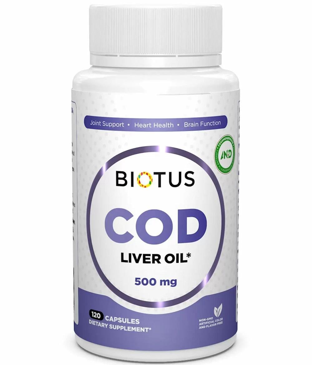 Жир из печени трески Biotus Cod Liver Oil, Icelandic 120 Caps BIO-530883