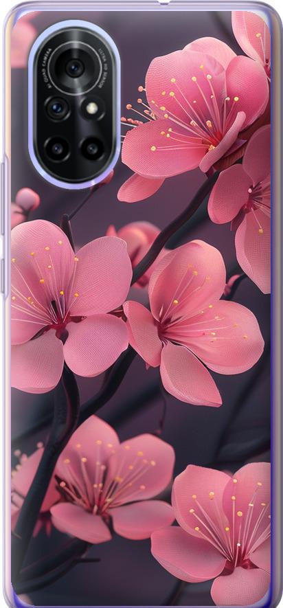 Чехол на Huawei Nova 8 Пурпурная сакура (6075u-2245-42517)