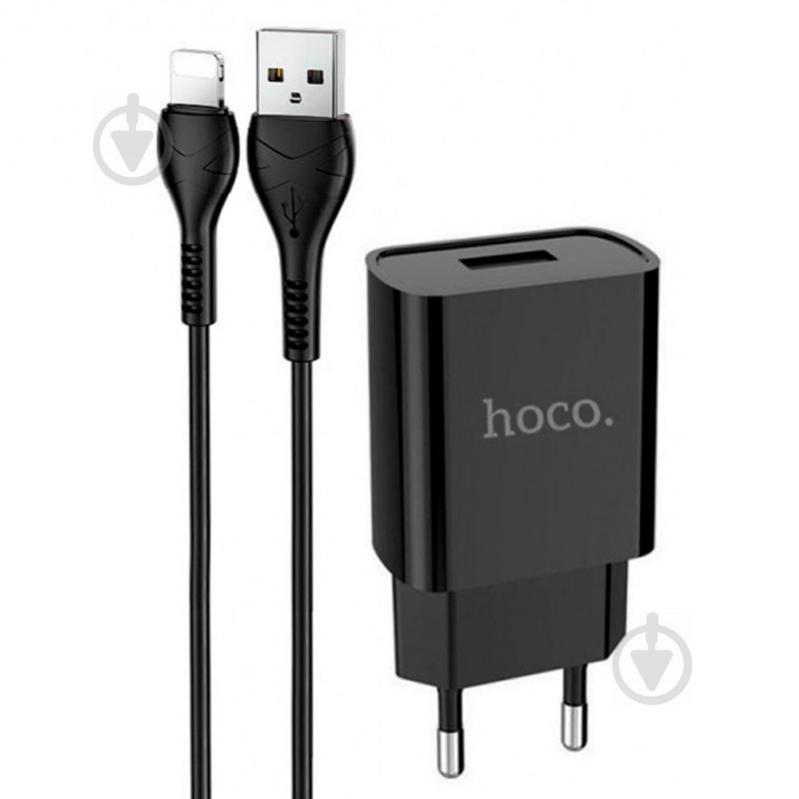 СЗУ Hoco DC20A (1USB/2.1A) + Lightning (Черный) 1111251