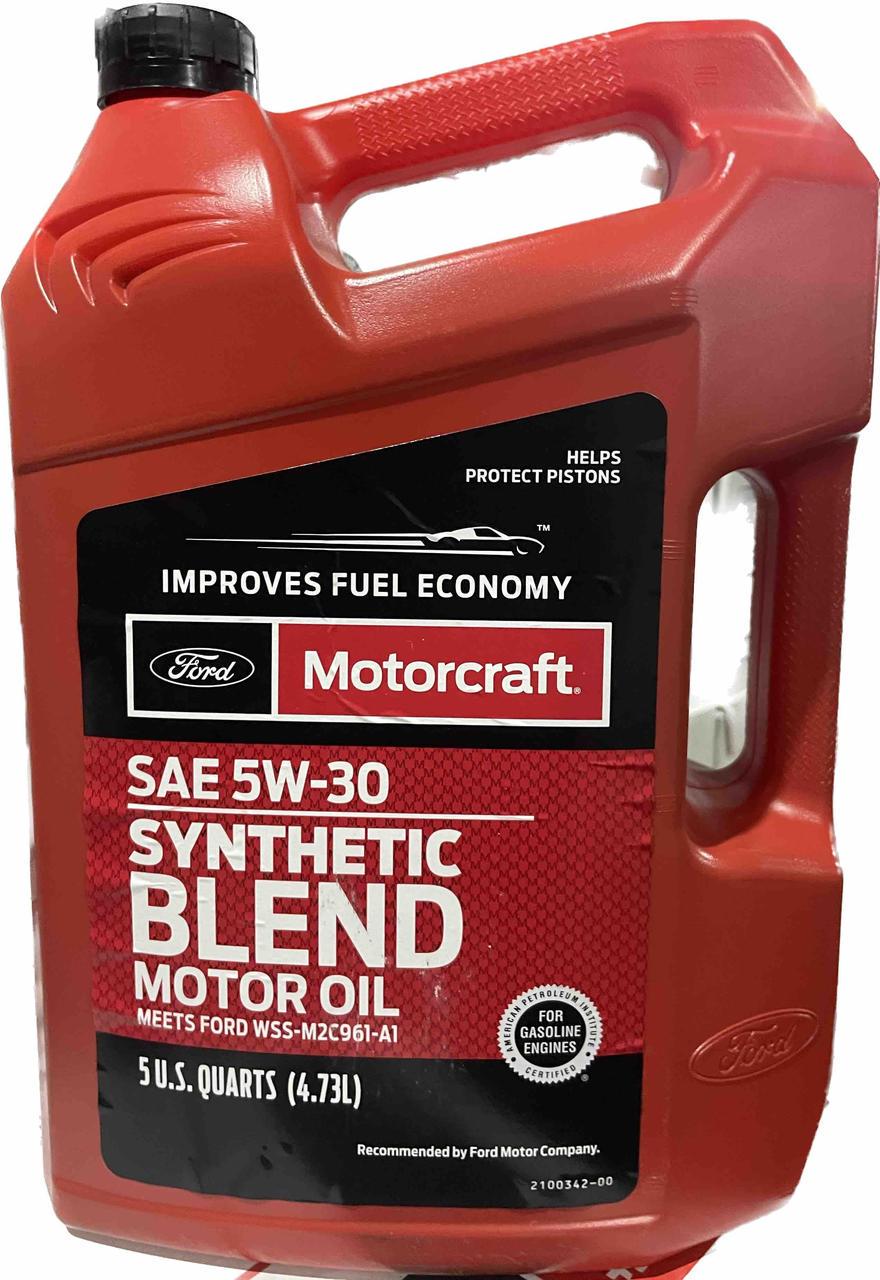 Моторное масло Ford Motorcraft Synthetic Blend 5W-30 4.730 л (XO5W305QSP)