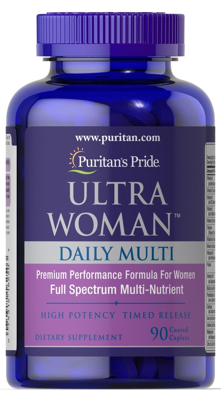 Комплекс витаминов и минералов Puritan's Pride Ultra Woman Daily Multi Timed Release 90 капс. (00000019365)