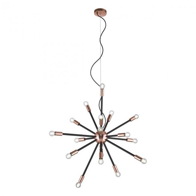 Подвесной светильник Redo STELLAR SU 18x25 W E14 BK+CP 4.1.1 (01-1215) Подвесной светильник Redo STELLAR SU 18x25 W E14 BK+CP 4.1.1 (01-1215)