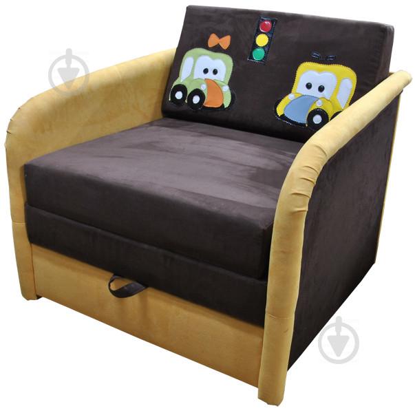 Диван малютка Ribeka Машинки Желтый (03M103) - фото 2 Диван малютка Ribeka Машинки Желтый (03M103) - фото 2