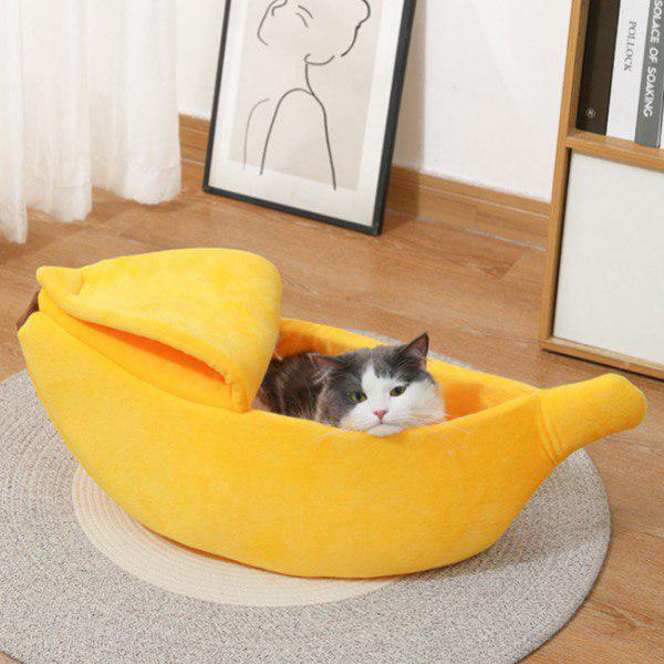 Лежанка-домик для животных M00094-2 Банан 65х25х18 см (M00094-2) - фото 3 Лежанка-домик для животных M00094-2 Банан 65х25х18 см (M00094-2) - фото 3