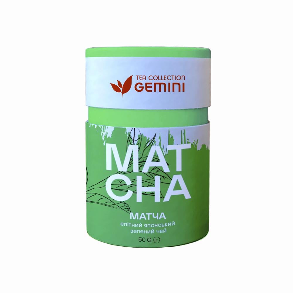 Чай зелений Gemini Tea Collection Matcha пудровий 50 г (4820156431079) Чай зелений Gemini Tea Collection Matcha пудровий 50 г (4820156431079)