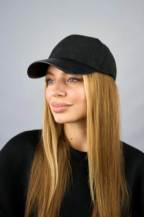 Бейсболка унисекс Braxton CK 6102-2 с кожаным козырьком кашемирова Черный (2490429486)