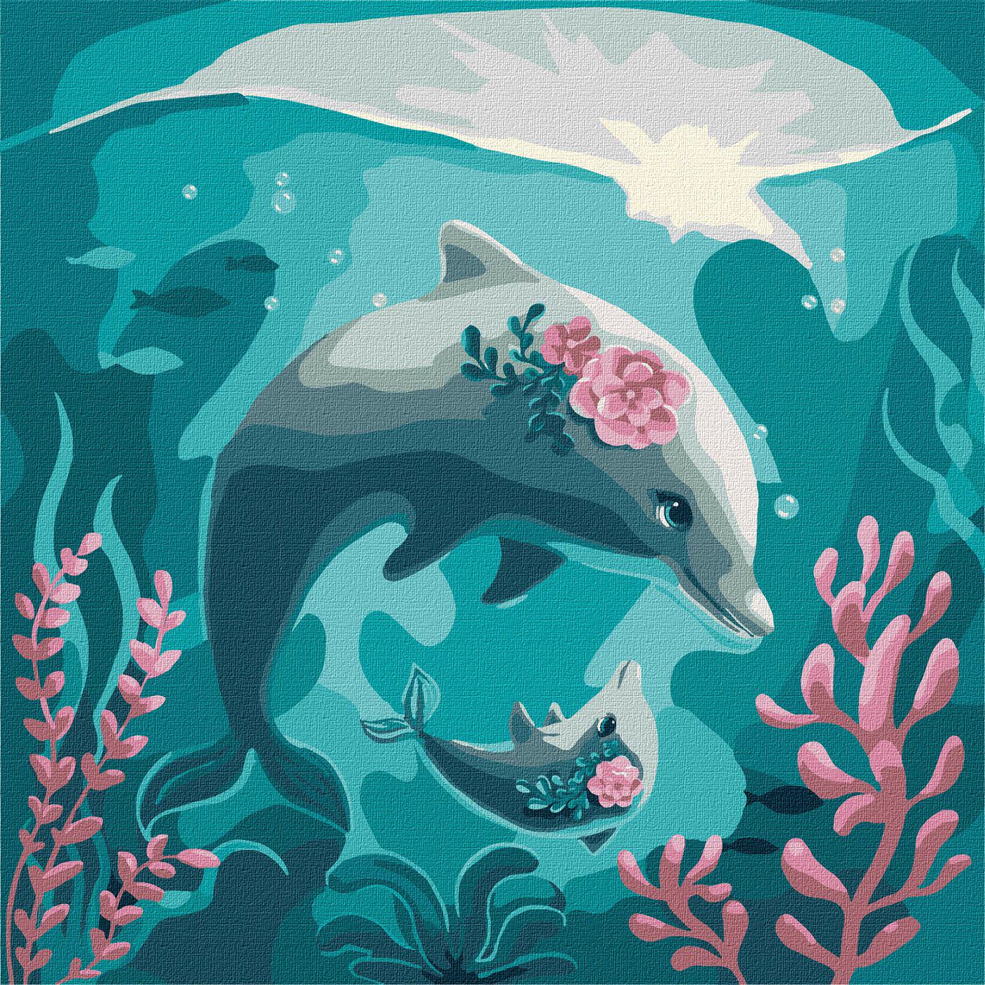 Картина по номерам Идейка Морская прогулка 30x30 см (Id-KHO6063)