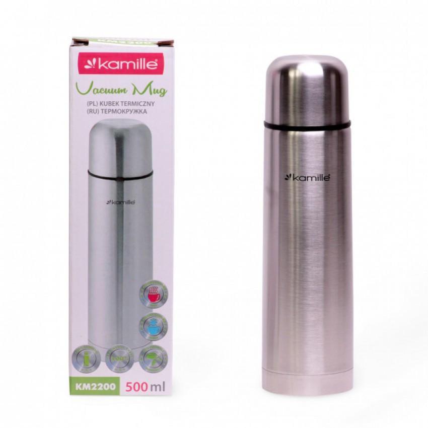 Термос питьевой Kamille КМ-2200 из нержавеющей стали 500 мл (1105189336)