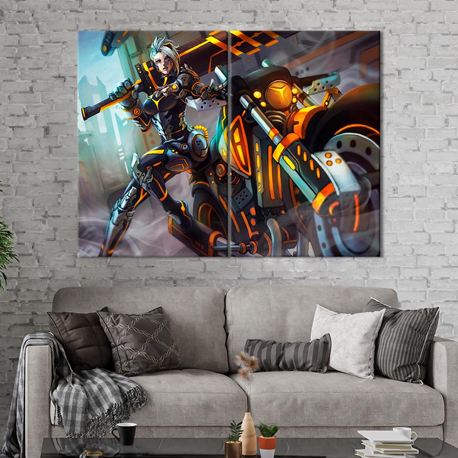 Настенний декор Смертоносная Ривен League of Legends 111x81 см (A155-2)