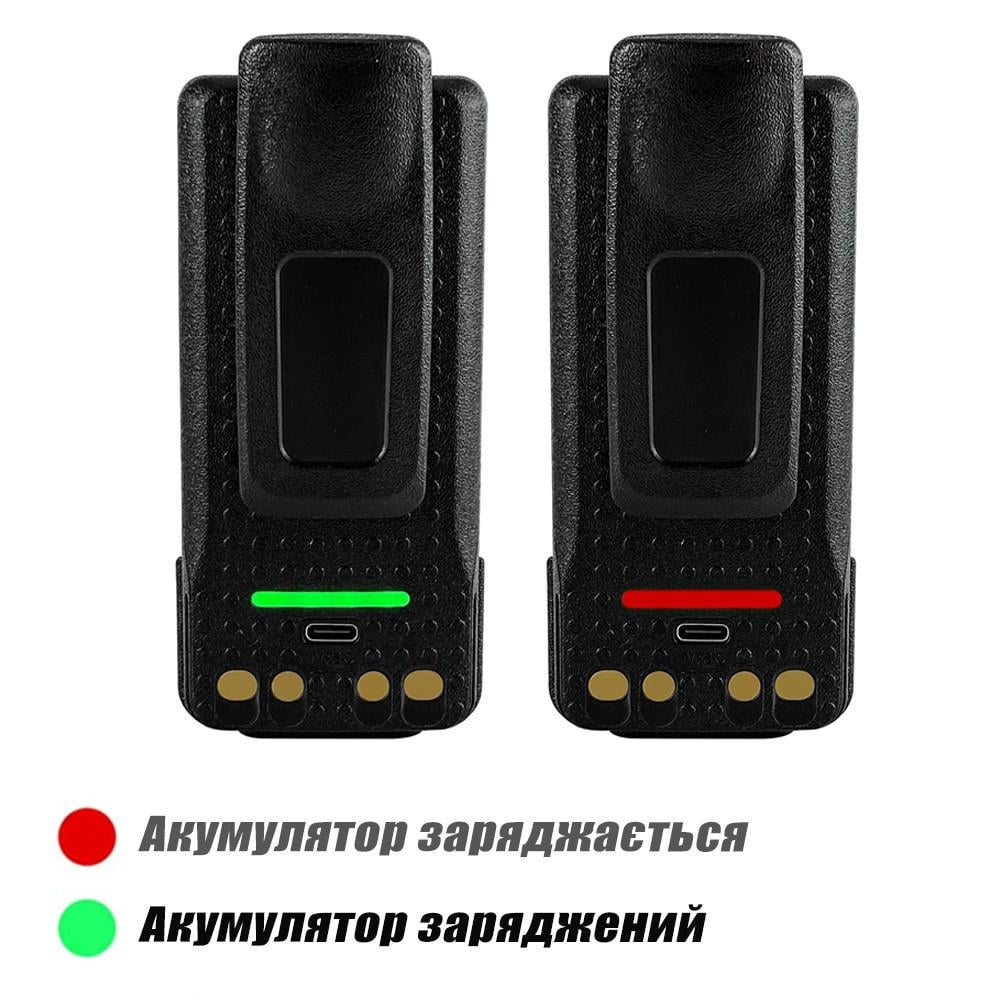 Акумулятор для рації Motorola DP4400 5000 mAh з USB-C DP4800/DP4600/DP4400e (Motorola-DP-5000-kit) - фото 4