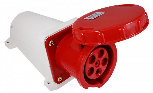 Силовая розетка трехфазная стационарная АСКО-УКРЕМ A0080040008 63А 3Р+N+РЕ