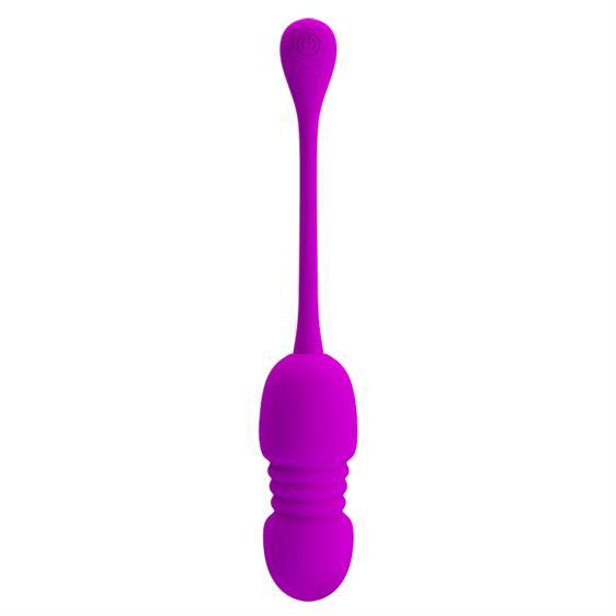 Виброяйцо Pretty Love Callie Thrusting Vibrating Egg Purple (6603BI-014892)
