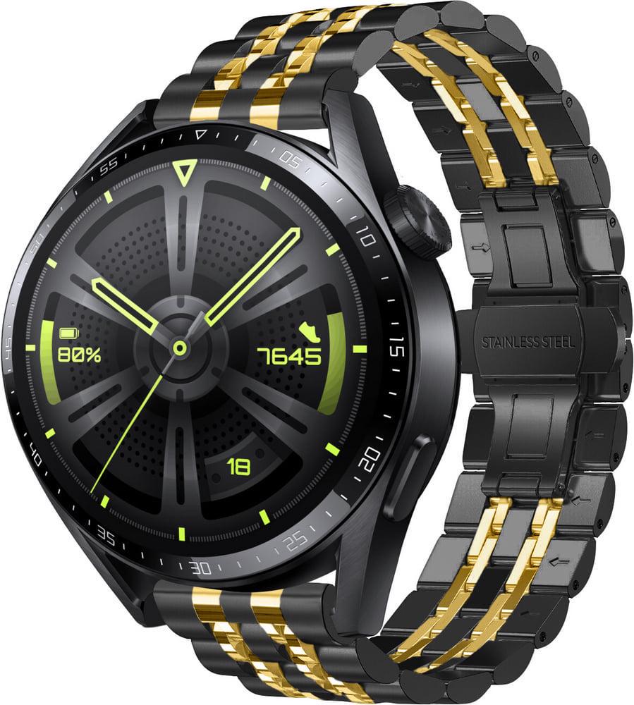 Браслет металлический Spinye Line для Huawei Watch GT 4 46 мм Black Gold (38560-02)