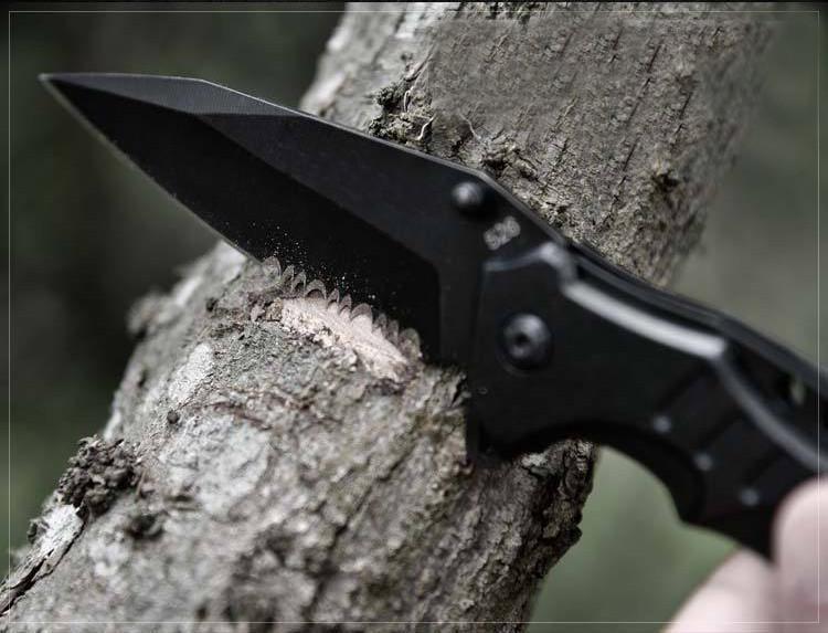 Нож туристический Kyson KS-526S Black (20586966) - фото 2 Нож туристический Kyson KS-526S Black (20586966) - фото 2