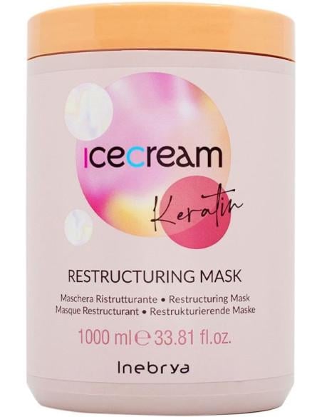 Восстанавливающая маска с кератином Inebrya Ice Cream Keratin Restructuring Mask 1000 мл (1168812809)