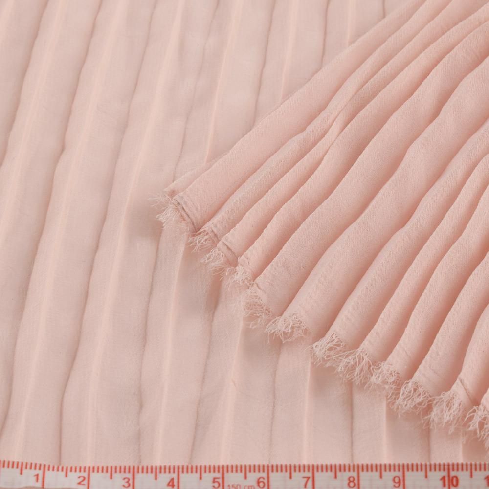 Ткань креп гофре в натянутом виде ширина 140 см Розовый (11416.007) - фото 3 Ткань креп гофре в натянутом виде ширина 140 см Розовый (11416.007) - фото 3