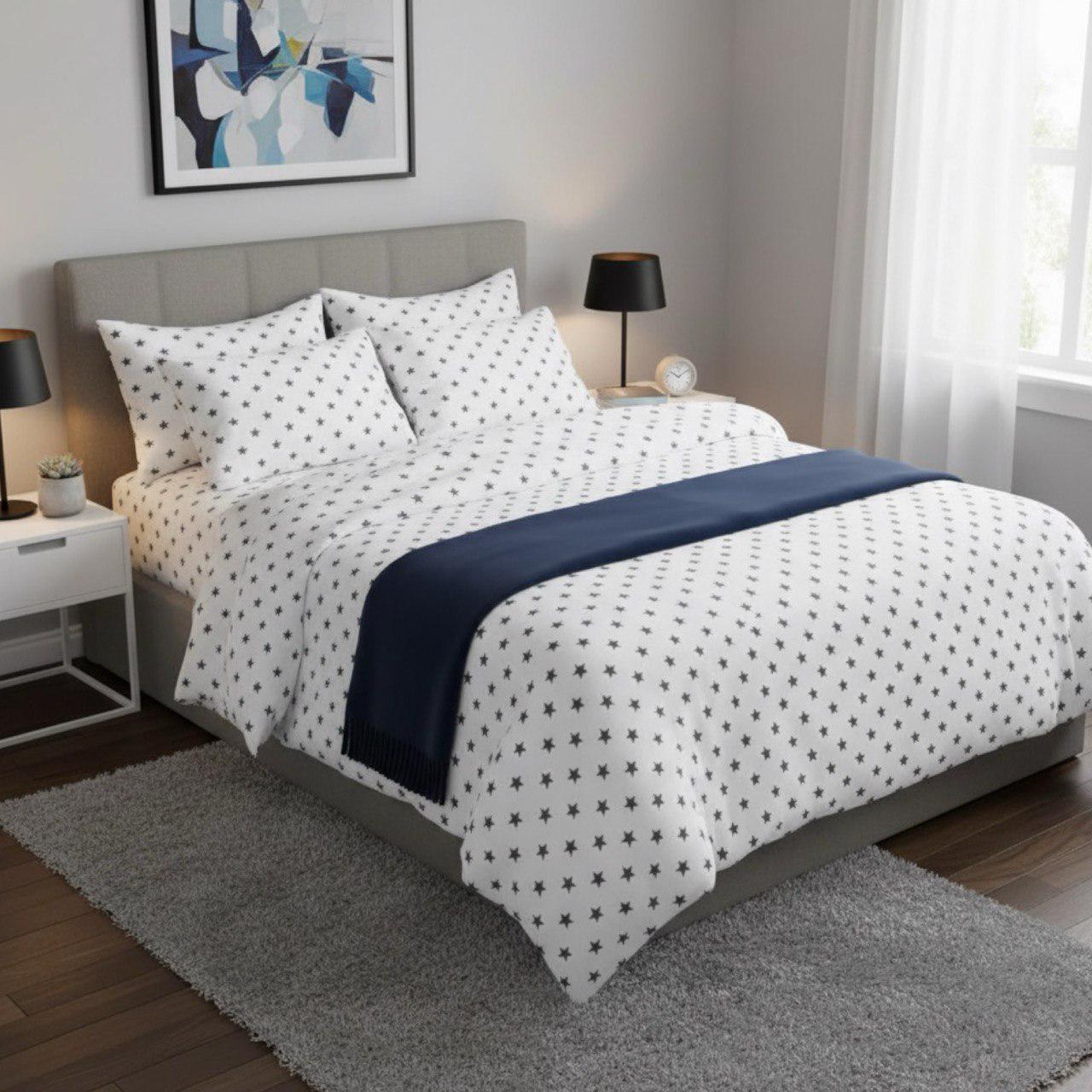 Комплект постільної білизни Vital Textile Голд Люкс бязь двоспальний 180х220 см (BL2-477)