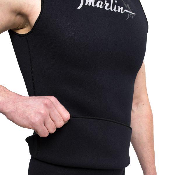 Майка неопреновая Marlin Vest Nylon S 2 мм Black - фото 6