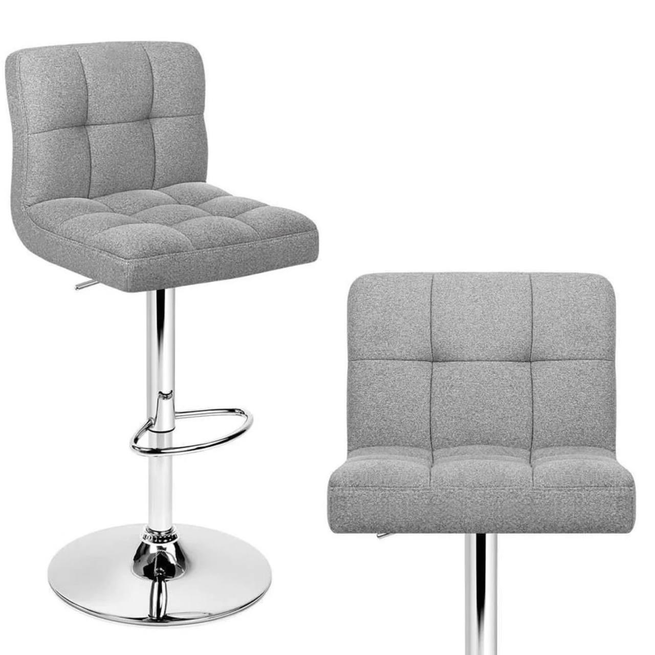 Стул барный хокер Homart 727TS текстиль Серый (9645) - фото 2 Стул барный хокер Homart 727TS текстиль Серый (9645) - фото 2