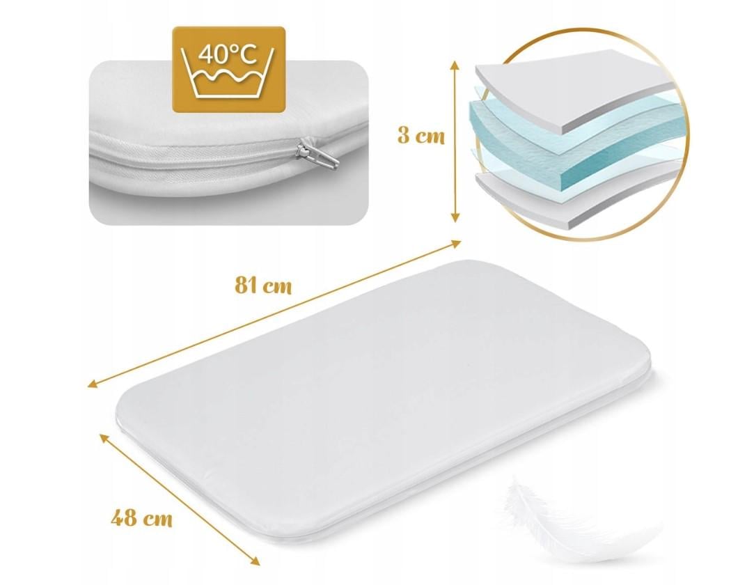 Кроватка детская приставная 0,5 м 9 кг - фото 10