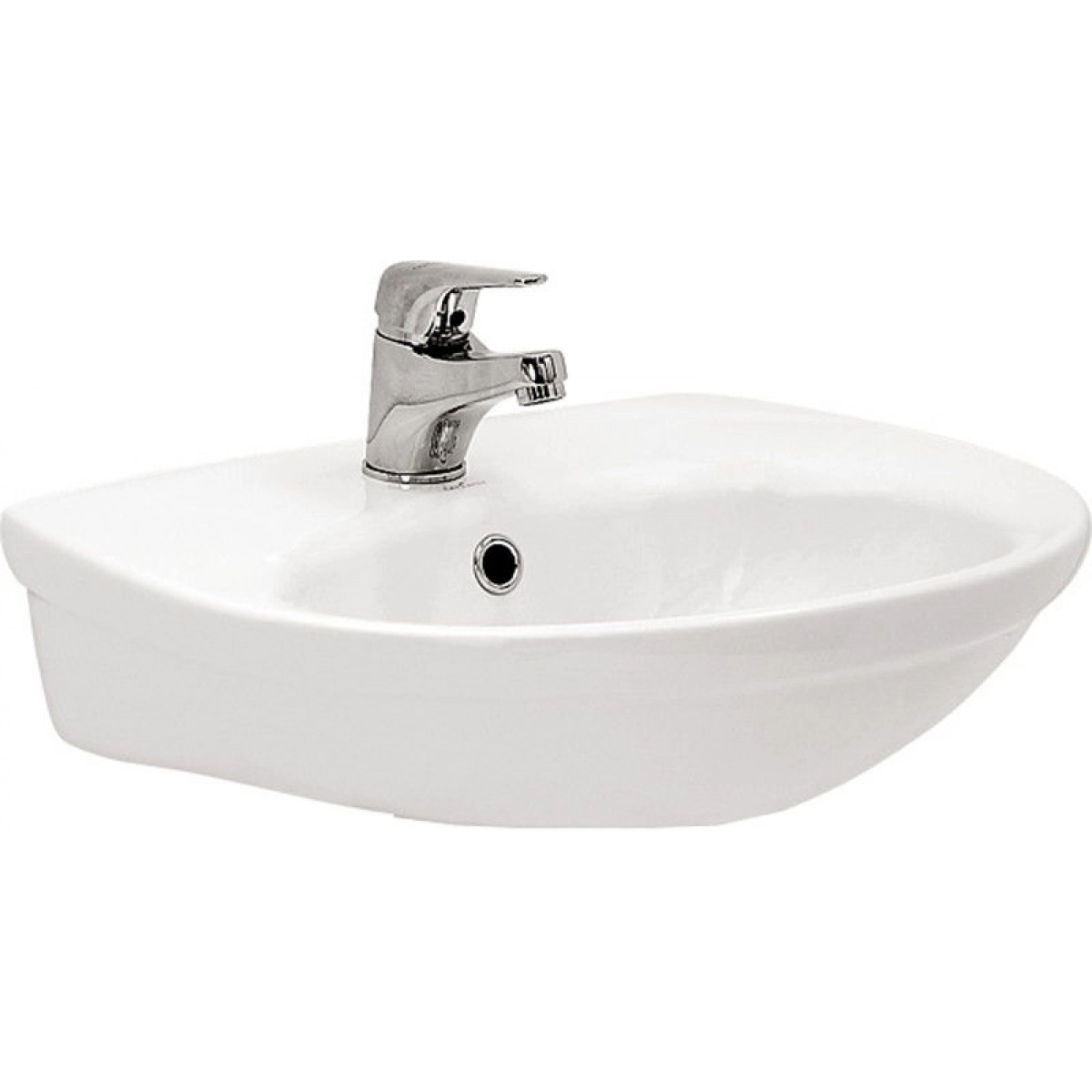 Раковина Cersanit Eko 2000 50 см з отвором (020290) - фото 2 Раковина Cersanit Eko 2000 50 см з отвором (020290) - фото 2