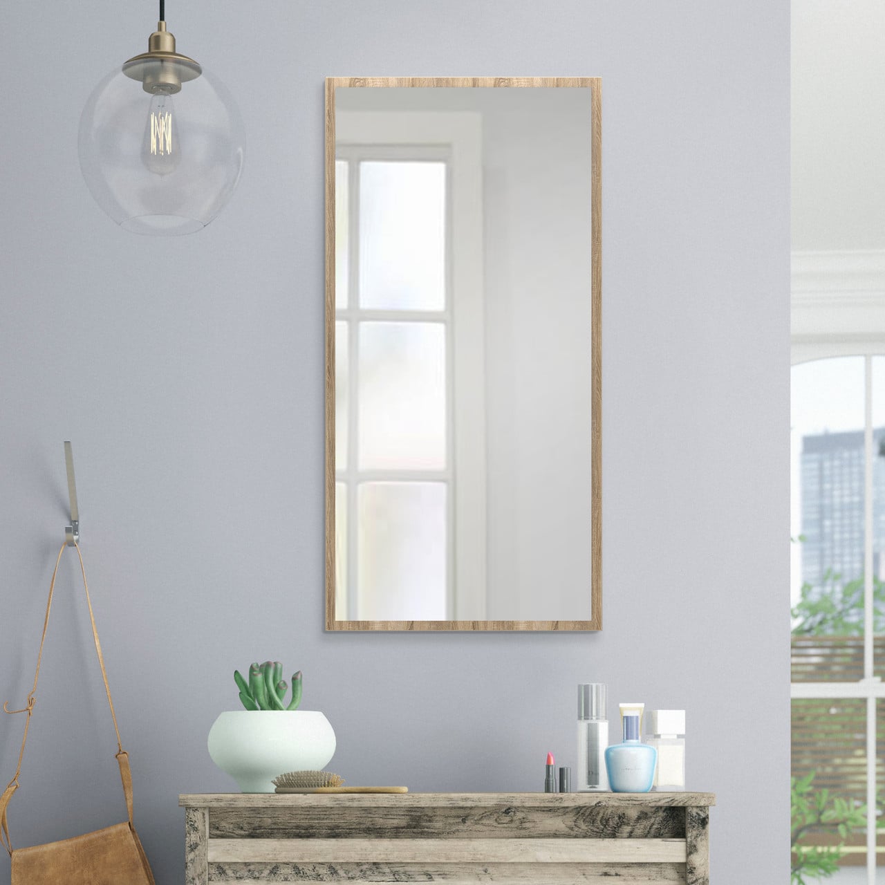 Зеркало настенное Art-Com 700х500 мм Дуб сонома (ZN 1)